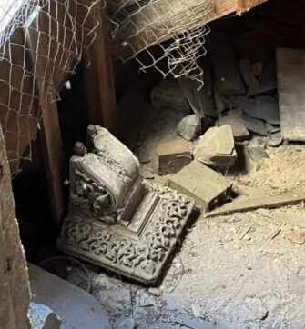 Decke Seitenschiff von oben Foto K. Hiemke